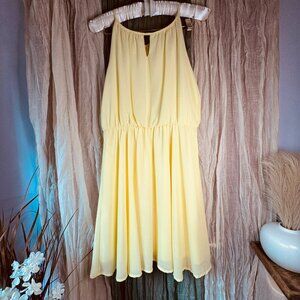 Blue Rain Soft Yellow Wedding Dress